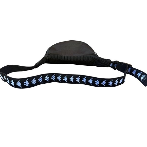 Kappa Black Waist Bag With Adjustable Strap & Logo Embellishments Small Size - Picture 5 of 8